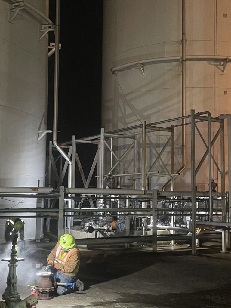 Tank Farms,design-build, Staging