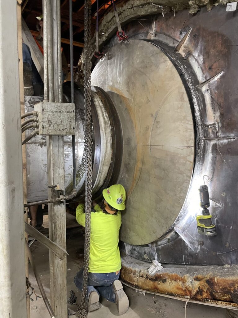 process pipe,valves,tank farms, Staging